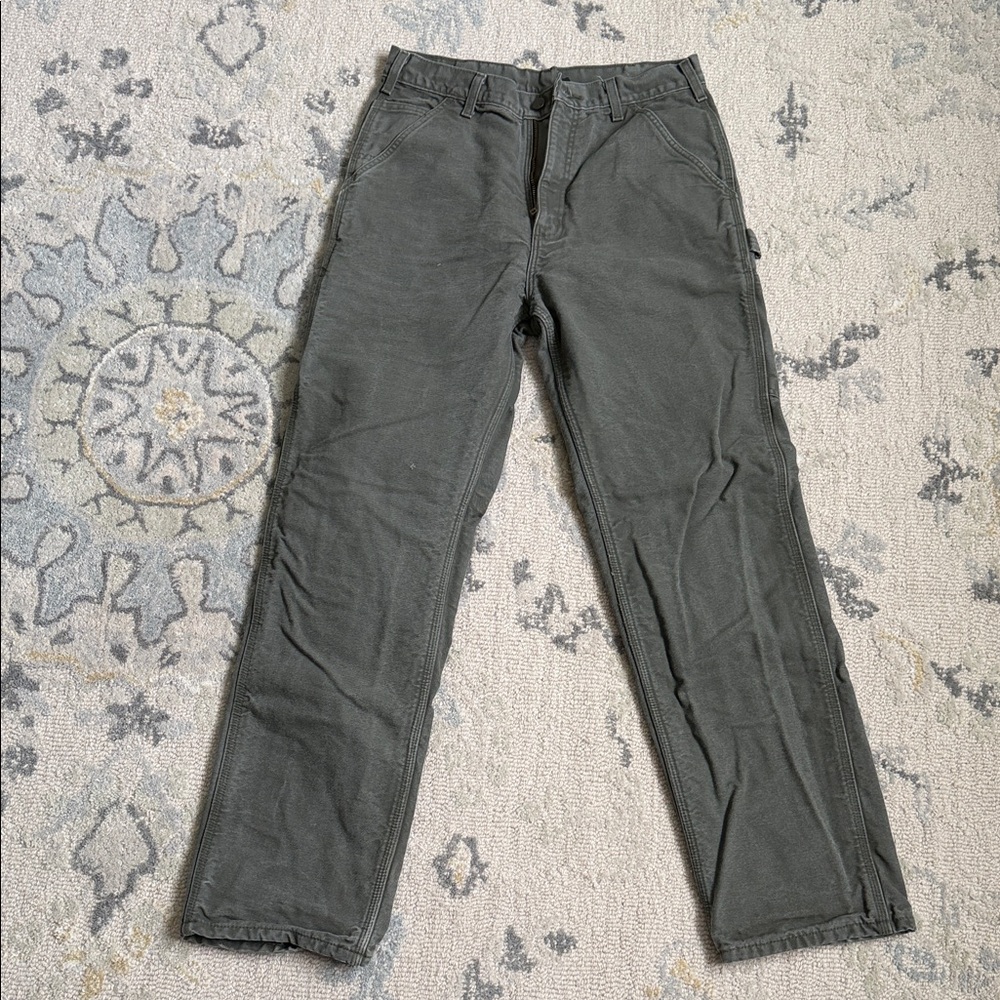 Carhartt flannel-lined work pants